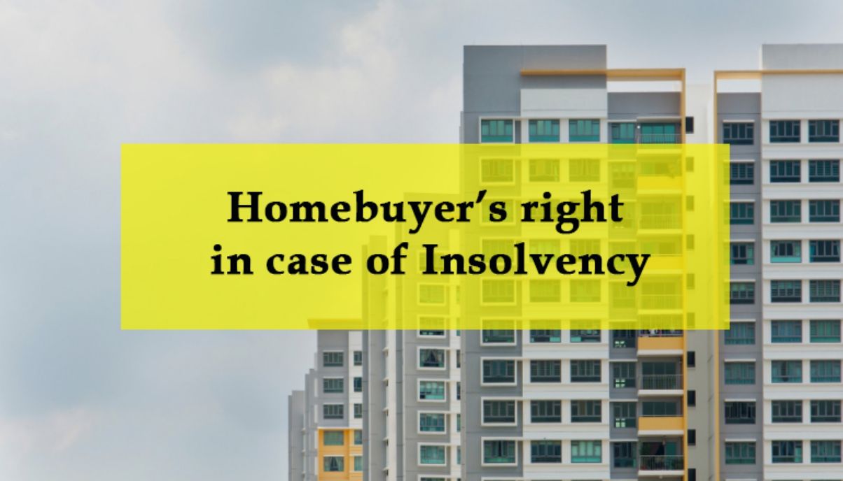 Homebuyers right in case of insolvency