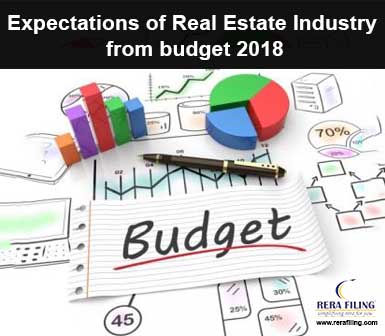 Expectations of Real Estate Industry from budget 2018