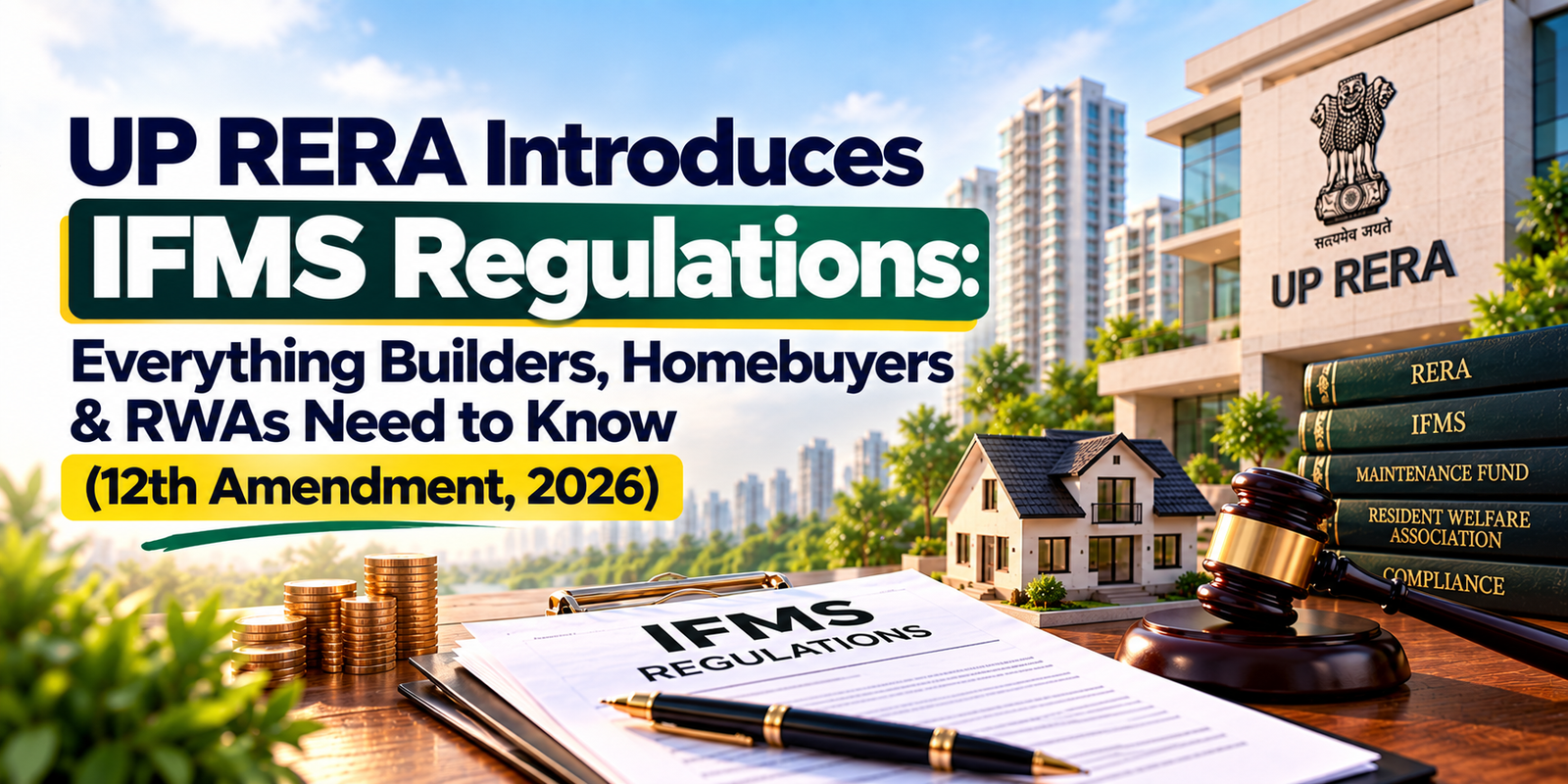UP RERA Introduces IFMS Regulations: Everything Builders, Homebuyers & RWAs Need to Know (12th Amendment, 2026)