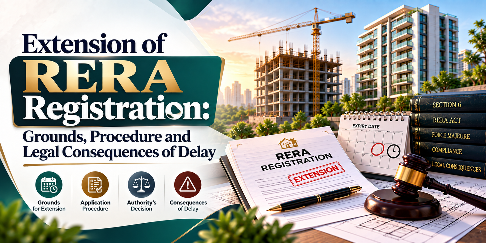 Extension of RERA Registration: Grounds, Procedure and Legal Consequences of Delay