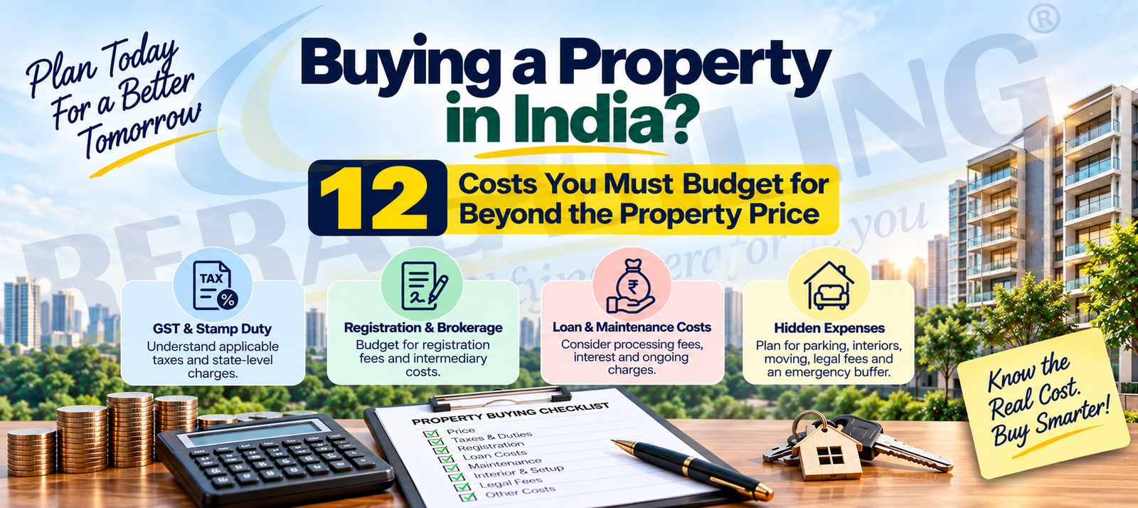 Buying a Property in India? 12 Costs You Must Budget for Beyond the Property Price