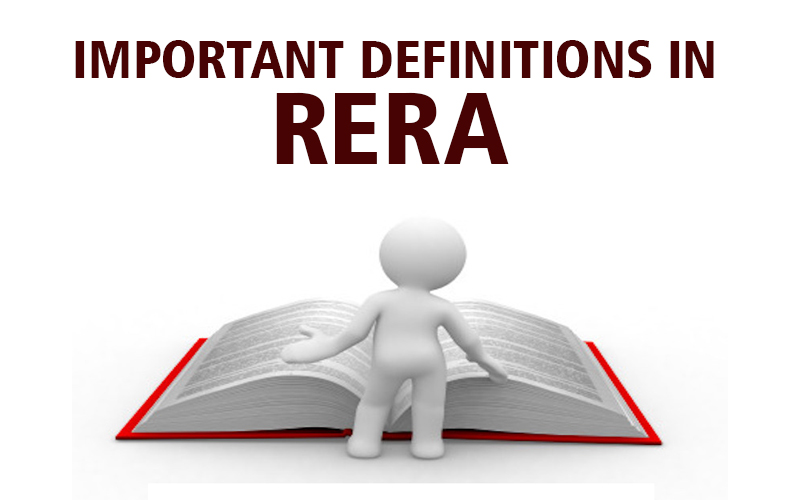 Important Definitions in RERA